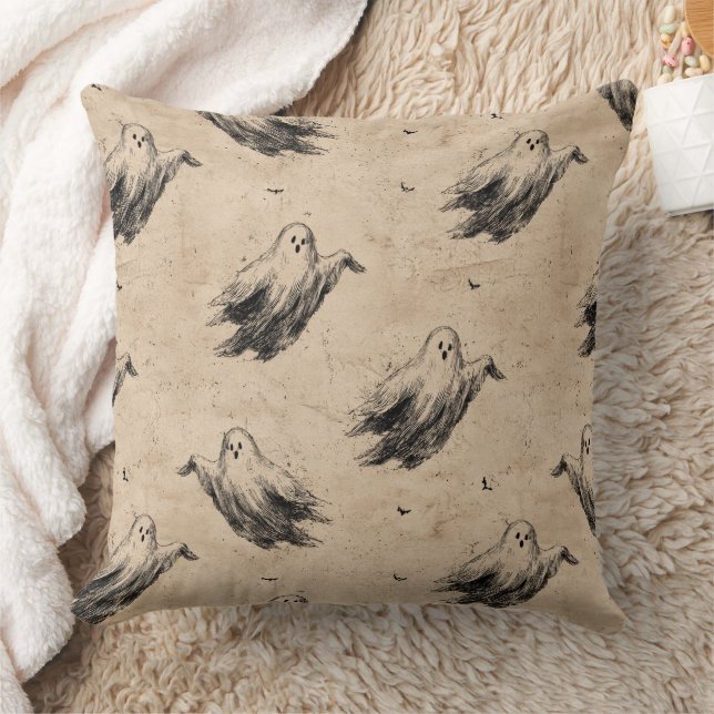 Rustic Vintage Ghost Pattern (2) Cushion (Blanket)