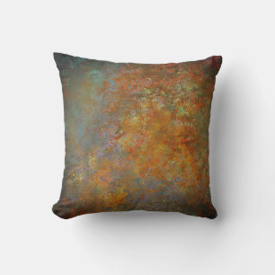 Rustic Vintage Industrial Rusty Art Cushion
