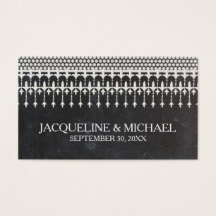 Rustic Vintage Lace Chalk Board Script Typography