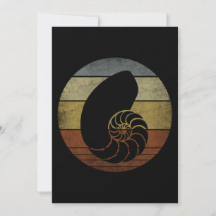 RUSTIC VINTAGE NAUTILUS INVITATION