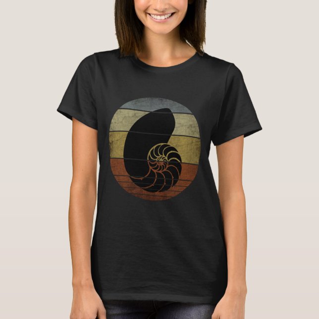 RUSTIC VINTAGE NAUTILUS T-Shirt (Front)