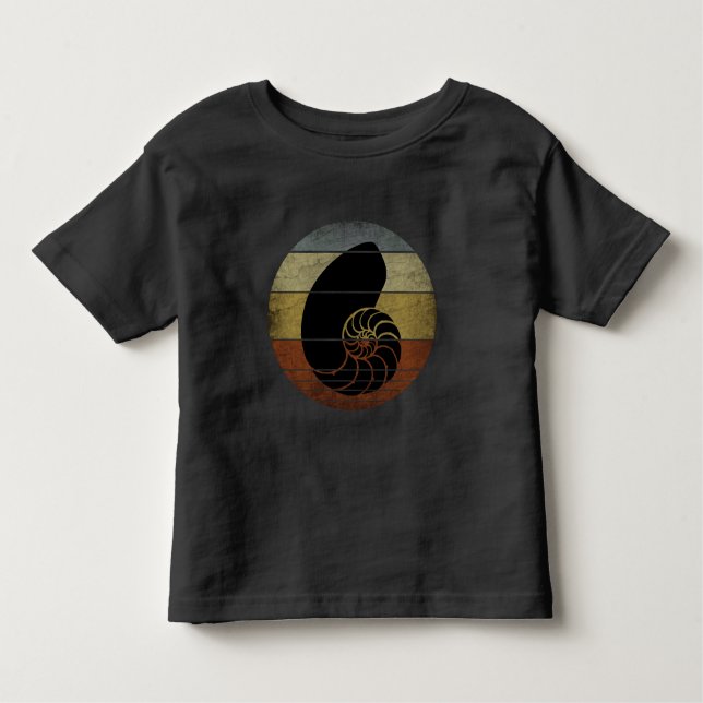 RUSTIC VINTAGE NAUTILUS TODDLER T-Shirt (Front)