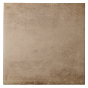 Rustic Vintage Shabby Chic Brown Texture Ceramic Tile