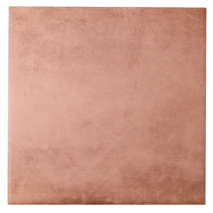 Rustic Vintage Shabby Chic Orange Texture Ceramic Tile