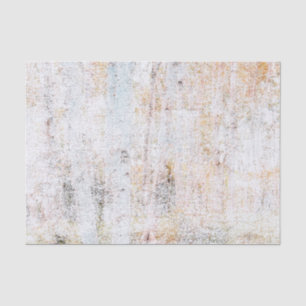 Rustic Vintage White Beige Distressed Texture Tissue Paper