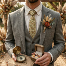 Rustic Vintage Wildflower Vine