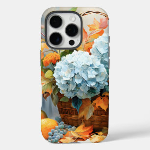 Rustic Watercolor Fall Floral Basket iPhone 16 Pro Case
