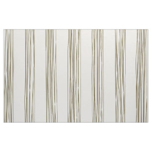 Rustic Watercolor Olive Stripe Fabric