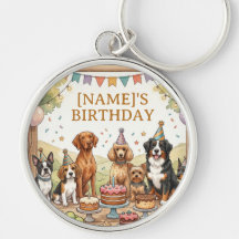 Rustic Watercolor Puppy Dog Any Age Birthday Party