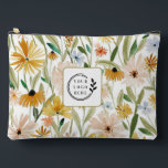 Rustic Watercolor Wild Flowers Add Logo Corporate Accessory Pouch<br><div class="desc">Rustic Watercolor Wild Flowers Add Logo Corporate Toiletry Bag Cosmetic Bag features a modern watercolor floral pattern in orange,  pink,  blue and green with your custom business logo. Perfect for school,  sports,  gym,  travel and more. Designed by ©2024 Evco Studio www.zazzle.com/store/evcostudio</div>