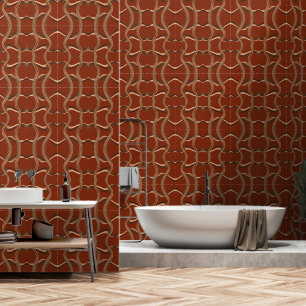 Rustic Wave Minimalist Lines Wallpaper