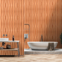 Rustic Wave Minimalist Tubes