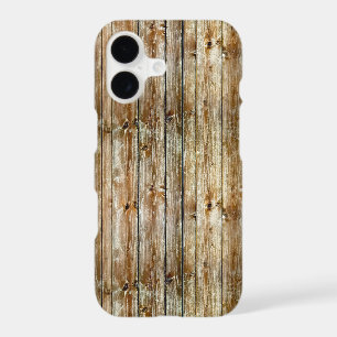 Rustic Weathered Brown Wood Plank Seamless Pattern