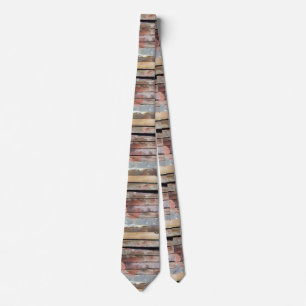 Rustic Weathered Sailboat Wood Planks Nautical Tie
