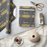 Rustic Weathered Sunflower Wedding Wrapping Paper<br><div class="desc">Wrap gifts for the bride and groom with a roll of Rustic Weathered Sunflower Wedding Wrapping Paper.  Wrapping paper design features a rustic wooden background with an elegant bouquet of sunflowers.  Additional wedding stationery and gifts available with this design as well.</div>