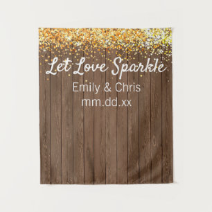 Rustic Wedding Backdrop Autumn Fall Photo Booth Tapestry