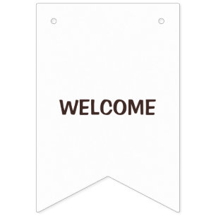 Rustic Wedding Banner Personalised Charm Bunting