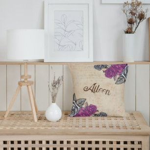 Rustic Wedding Bridesmaid Gift Idea Cushion