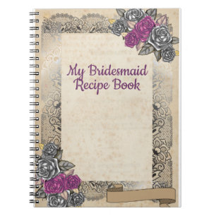Rustic Wedding Bridesmaid Wedding Gift Idea Notebook