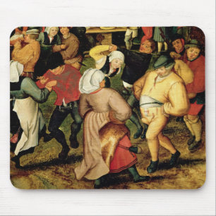 Rustic Wedding, detail of people dancing Mouse Pad