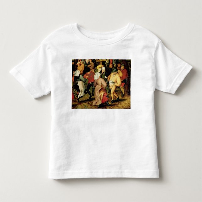 Rustic Wedding, detail of people dancing Toddler T-Shirt (Front)