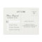 Rustic Wedding Floral Wood String Light RSVP Reply