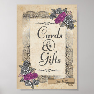 Rustic Wedding Gift and Favour Sign