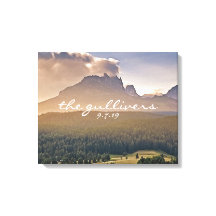 Rustic Wedding Guest Signature Book Alternative