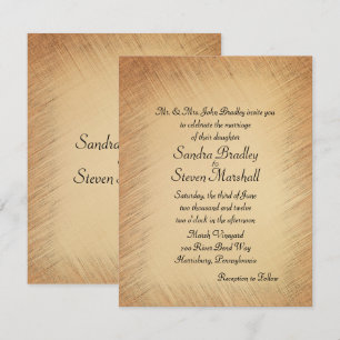 Rustic Wedding Invitation