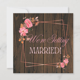 Rustic Wedding Invitation