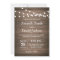 Rustic Wedding Invitation Wood Country Vintage