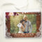 Rustic Wedding Lace Burgundy Floral Save the Date