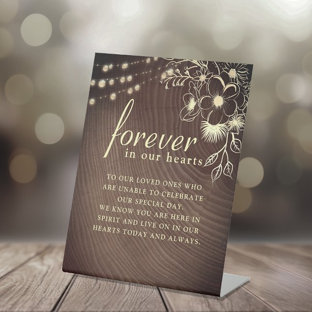 Rustic Wedding Memorial Sign (Creator Uploaded)