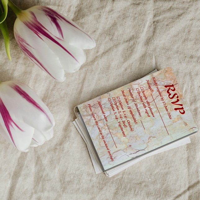Rustic wedding RSVP natural  design (Creator Uploaded)