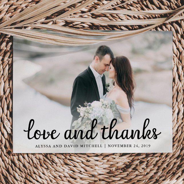 Rustic Wedding Thank You | Photo (Creator Uploaded)