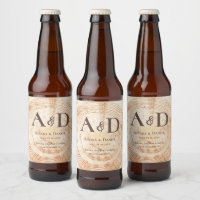 Rustic Wedding Tree wood bark Personalised