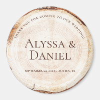Rustic Wedding Wood Cut Grain Custom