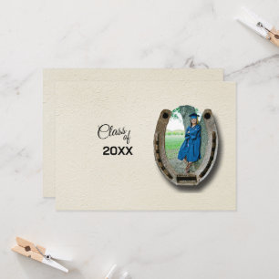 Rustic Western College Graduation Announcement 