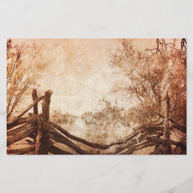 rustic western country farm wedding (Front)