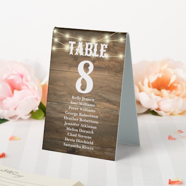 Rustic Western Country Wedding Seating Chart (In SItu (Wedding))