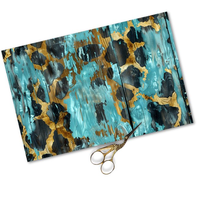 Rustic Western Cowgirl Chic Animal Pattern  Tissue Paper (Creator Uploaded)