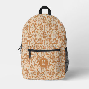 Rustic Western Earth Tone Country Cowboy Boots Printed Backpack