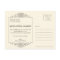 Rustic Western Save the Date Photo Postcard