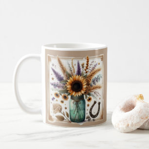 Rustic Western Sunflower Mug Gift