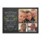 Rustic Whimsical Chalkboard Holiday 3-Photo Card