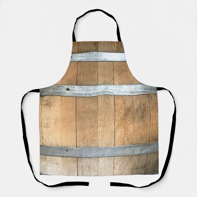 Rustic Whiskey Barrel Apron (Front)