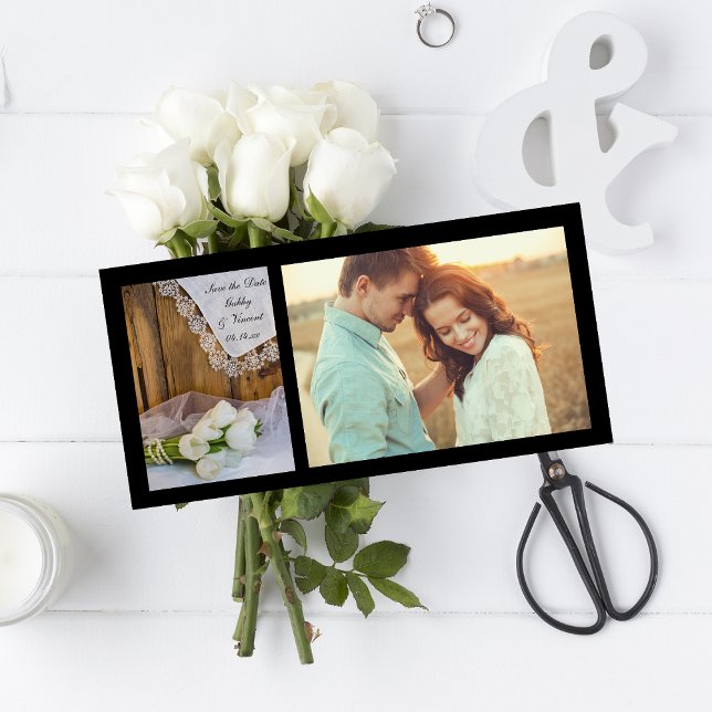 Rustic White Tulips Barn Wedding Save the Date (Creator Uploaded)