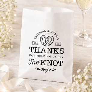 Rustic White Vintage Wedding Favour Design Bag