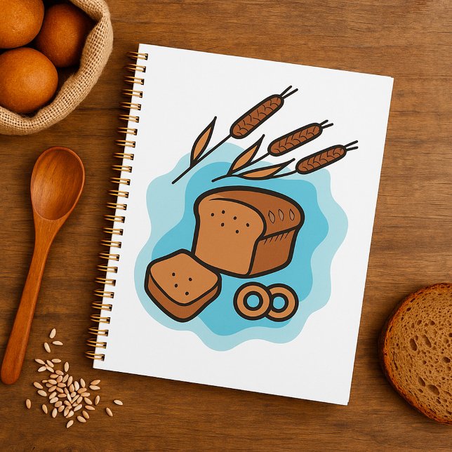 Rustic Whole Grain Bread Farmhouse Food Planner (Creator Uploaded)