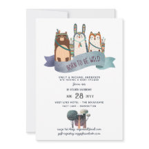 Rustic WILD ONE Woodland Animals Tribal Baby Boy